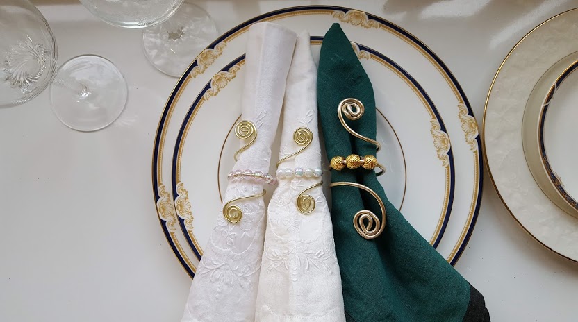 市場 6個入り ナプキンリング テーブル装飾 披露宴 ナプキンティッシュ 結婚式 バックル ナプキンホルダー