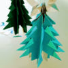 クリスマスツリーを折り紙で立体的に　簡単な作り方